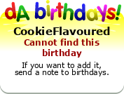 My birthday badge