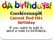 My birthday badge