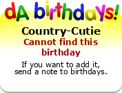 My birthday badge