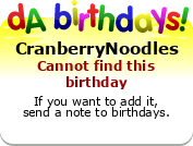 My birthday badge