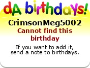 My birthday badge