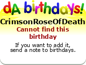 My birthday badge