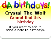 My birthday badge