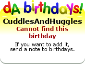 My birthday badge