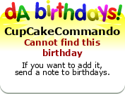 My birthday badge
