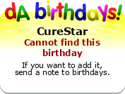 My birthday badge