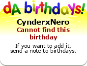 My birthday badge