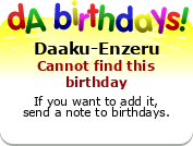 My birthday badge