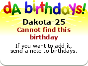 My birthday badge