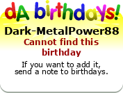 My birthday badge