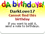 My birthday badge