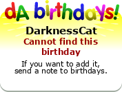 My birthday badge