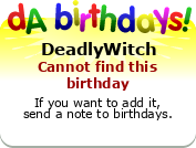 My birthday badge
