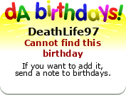 My birthday badge