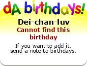 My birthday badge