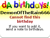My birthday badge