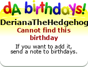 My birthday badge