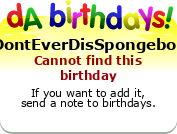 My birthday badge