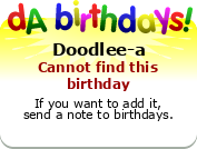 My birthday badge