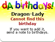 My birthday badge
