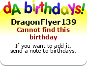My birthday badge
