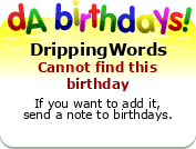My birthday badge