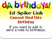 My birthday badge