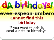 My birthday badge