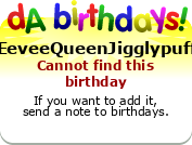 My birthday badge