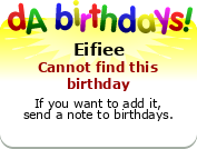 My birthday badge