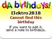 My birthday badge