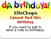 My birthday badge