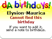 My birthday badge