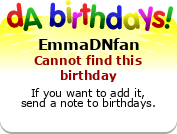 My birthday badge