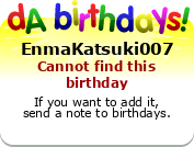 My birthday badge