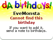 My birthday badge