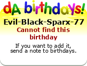 My birthday badge
