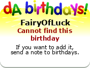 My birthday badge