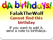 My birthday badge