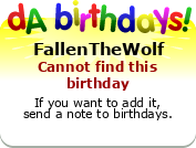 My birthday badge