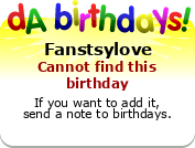 My birthday badge
