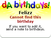 My birthday badge