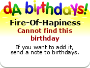My birthday badge