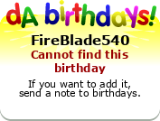 My birthday badge