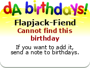 My birthday badge
