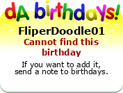 My birthday badge