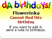 My birthday badge