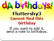 My birthday badge