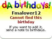 My birthday badge