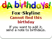 My birthday badge